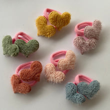 Carregar imagem no visualizador da galeria, Dupla Elástico Pompom Coração