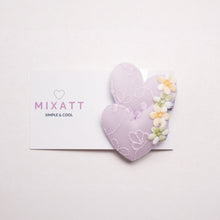 Carregar imagem no visualizador da galeria, Dupla Coração Bordado