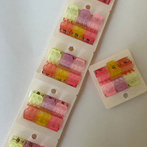KIT MINI PRESILHAS COM 6 COLORIDAS