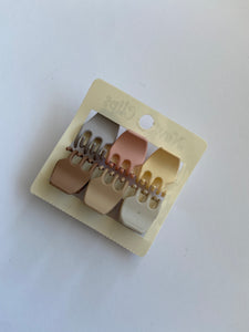 Kit Mini Presilhas Nude