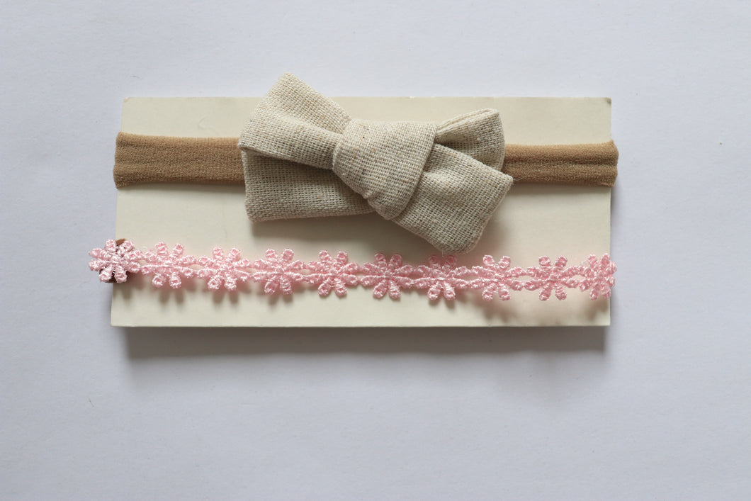 FAIXA CLASSIC CRU E ROSA