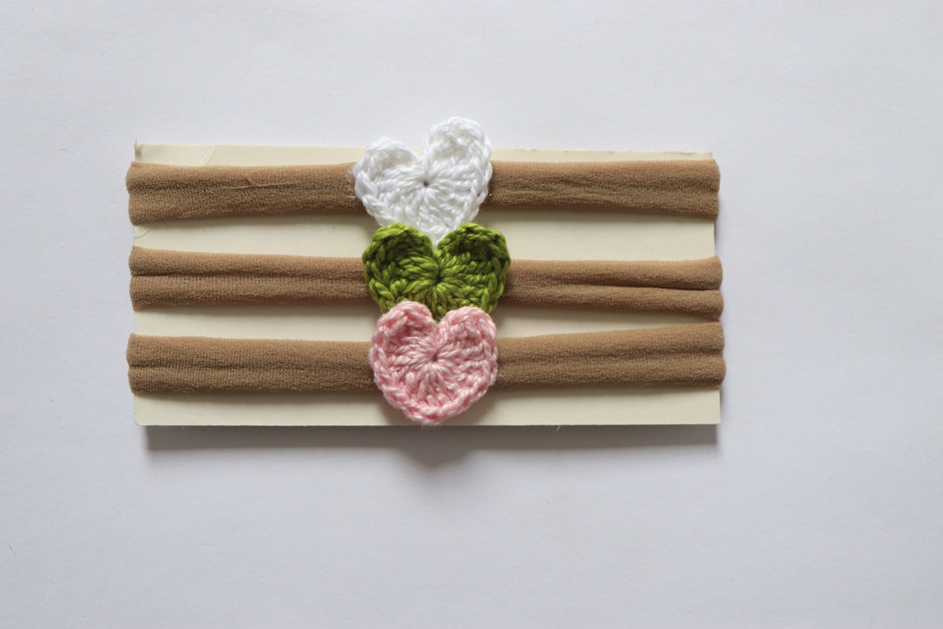 KIT FAIXA CROCHE CORACAO
