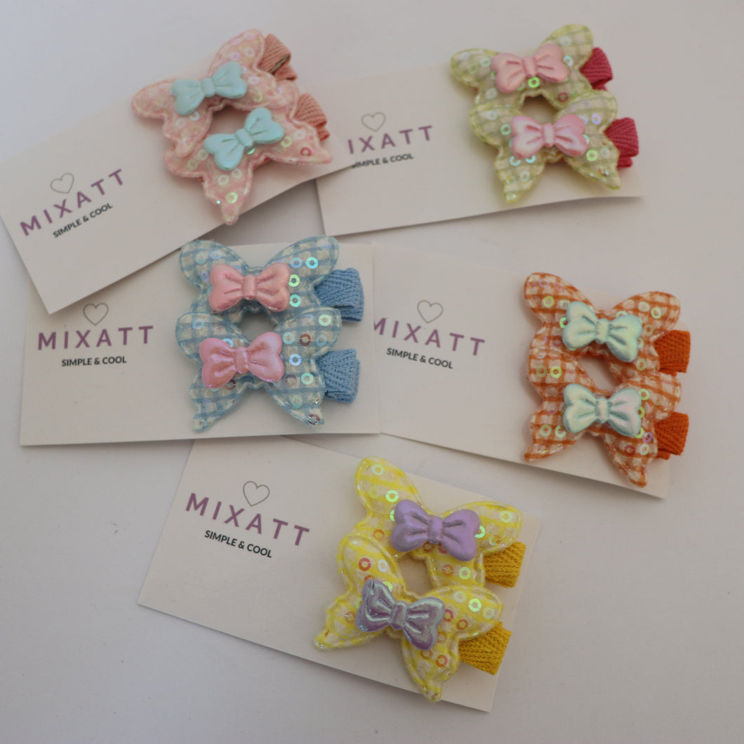 Hair Clip Borboleta Lacinho