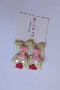 Hair Clip Borboleta Lacinho