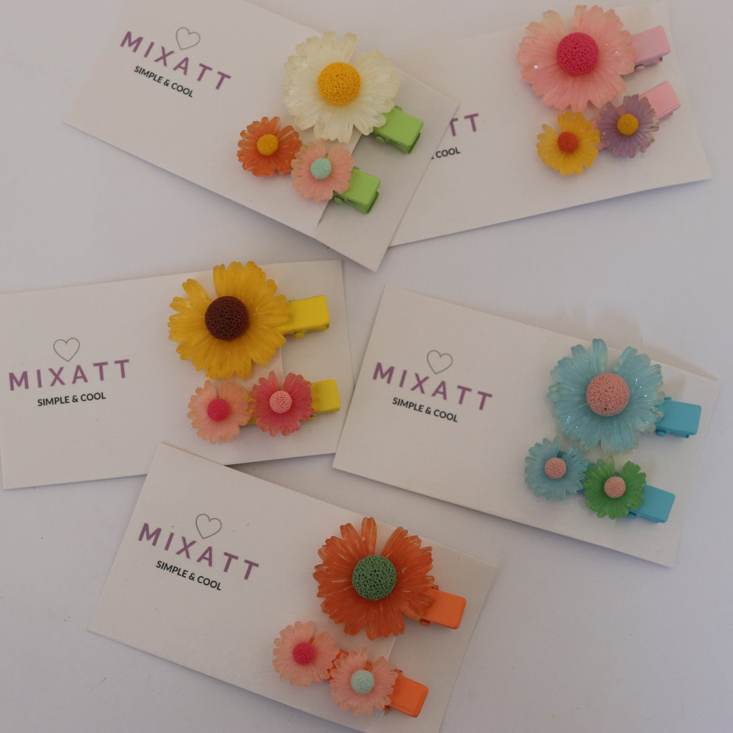 Hair Clip Mini Margaridas