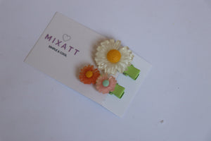 Hair Clip Mini Margaridas