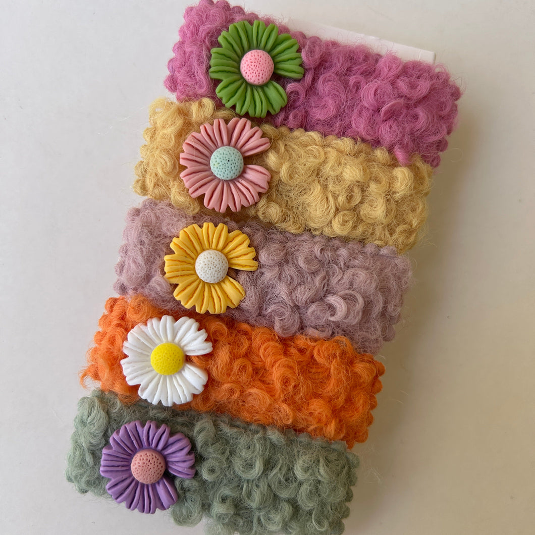 POMPOM RUSTICO FLOR (1 UNIDADE)