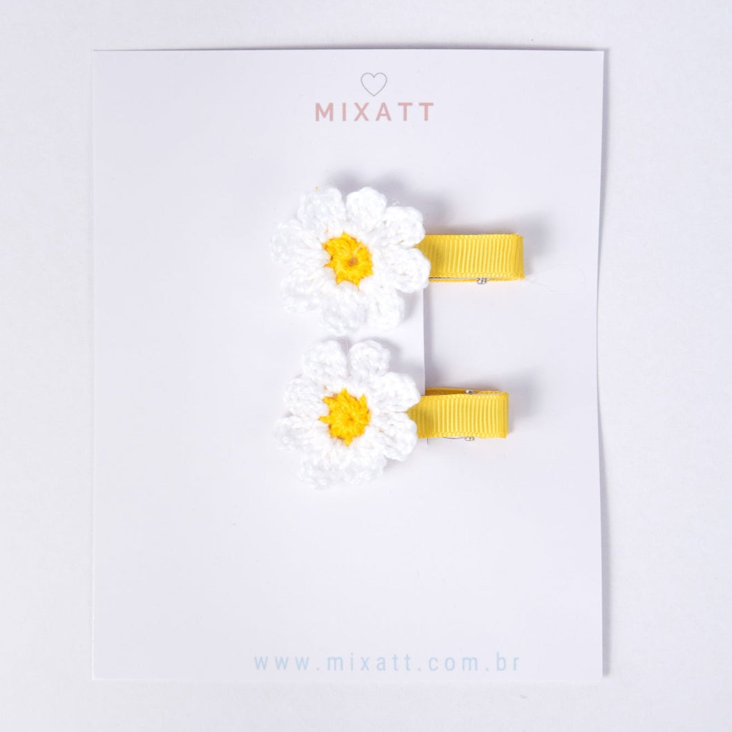 Hair Clip Margaridas